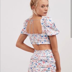 For Love and Lemons Juliet Crop Bra Top